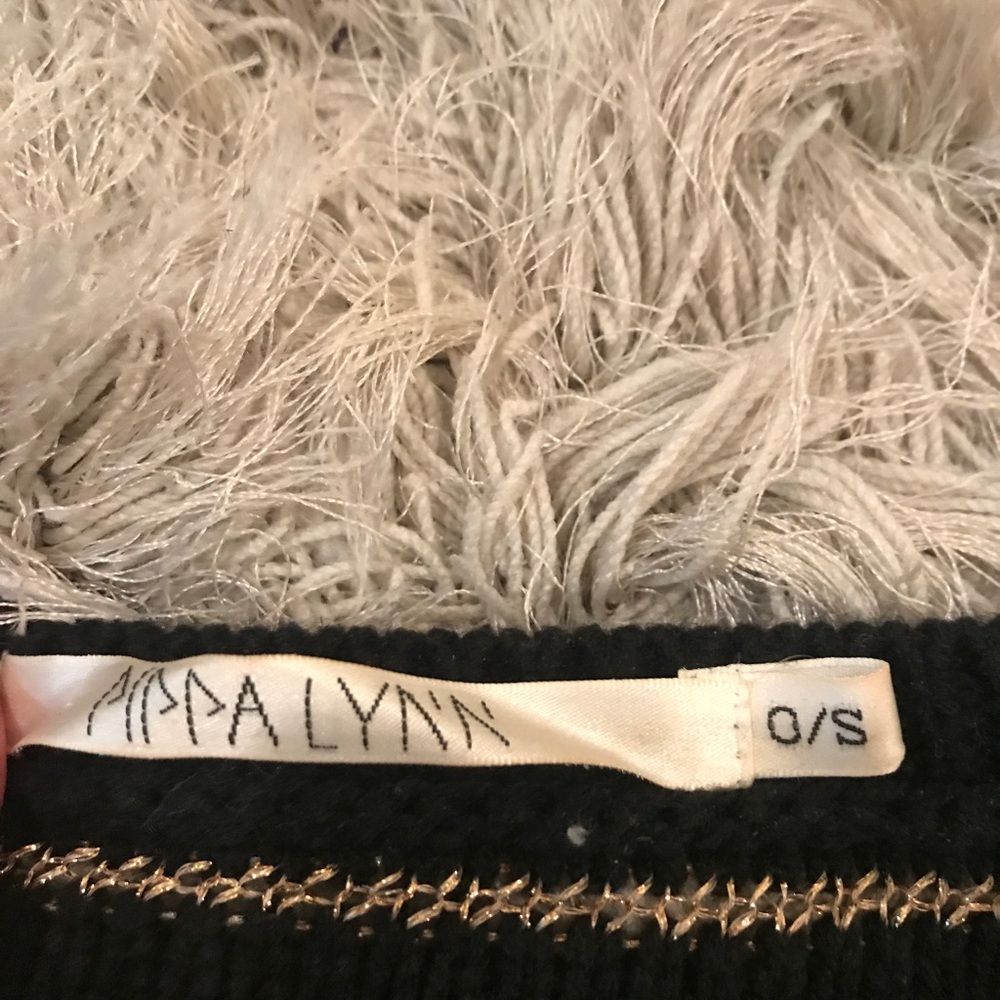 Pippa Lynn sparkly black and gold sweater - Picture 5 of 7